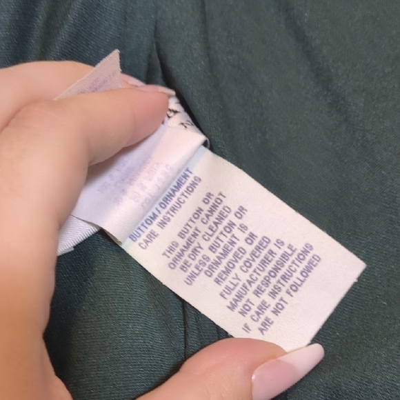 Betsy & Adam by Jaslene green velvet sleeveless square neck maxi dress - Picture 11 of 11